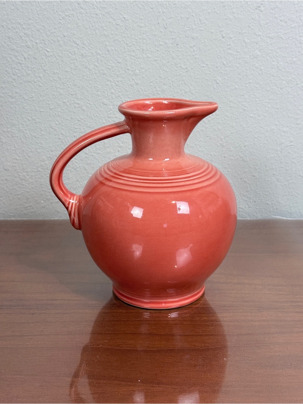 Fiesta HLC Persimmon Ceramic Carafe Pitcher Retired